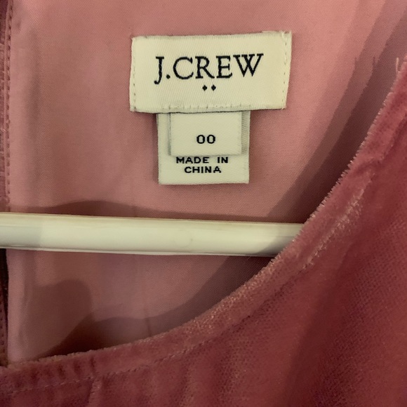 J crew size 00 purple velvet dress - Picture 2 of 3
